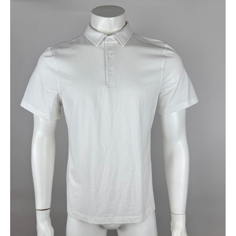 Lululemon Evolution Short Sleeve Polo Shirt Mens M-L?‎ Stretch Collared Golf Top